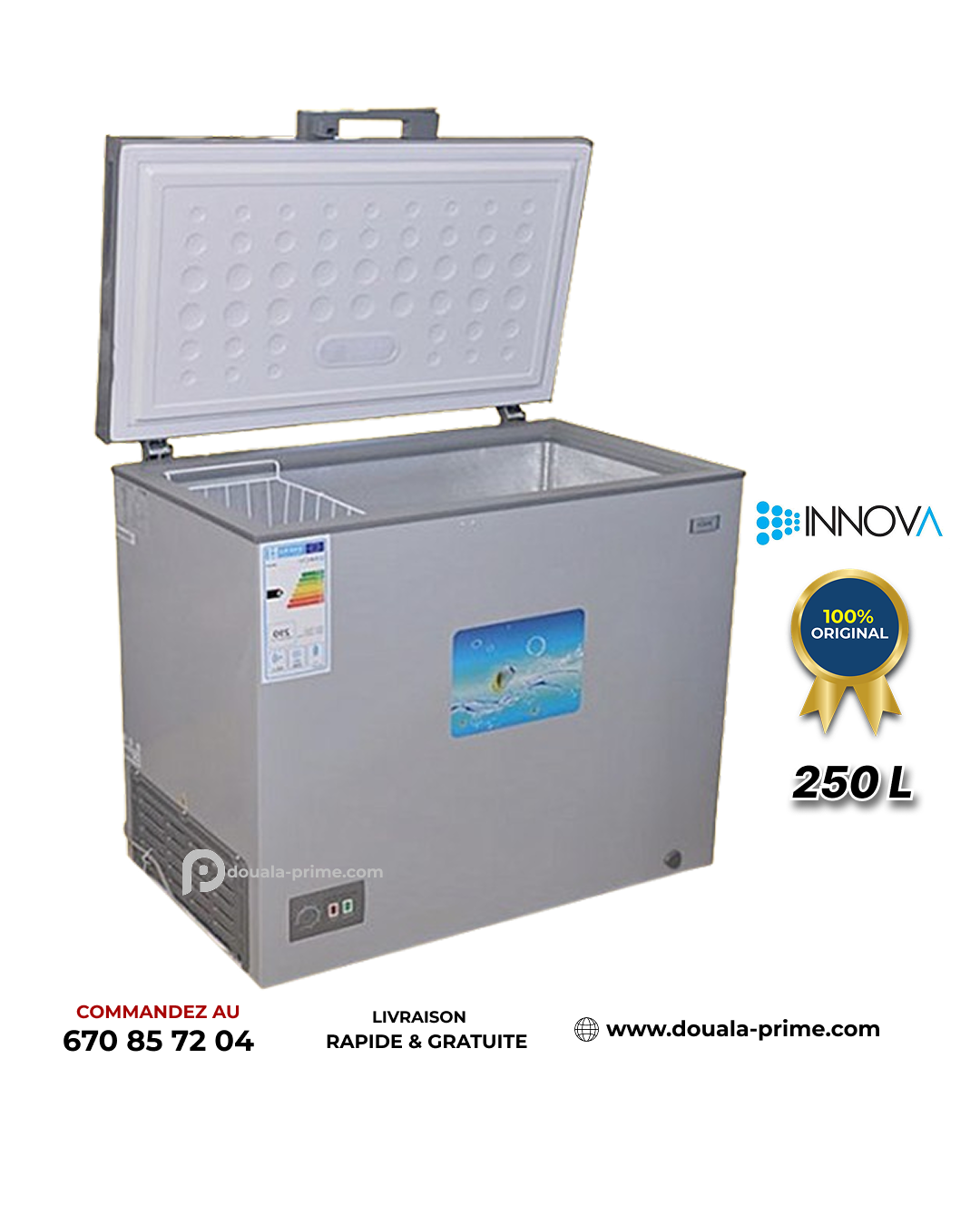 CONGELATEUR COFFRE INNOVA IN-429 250L