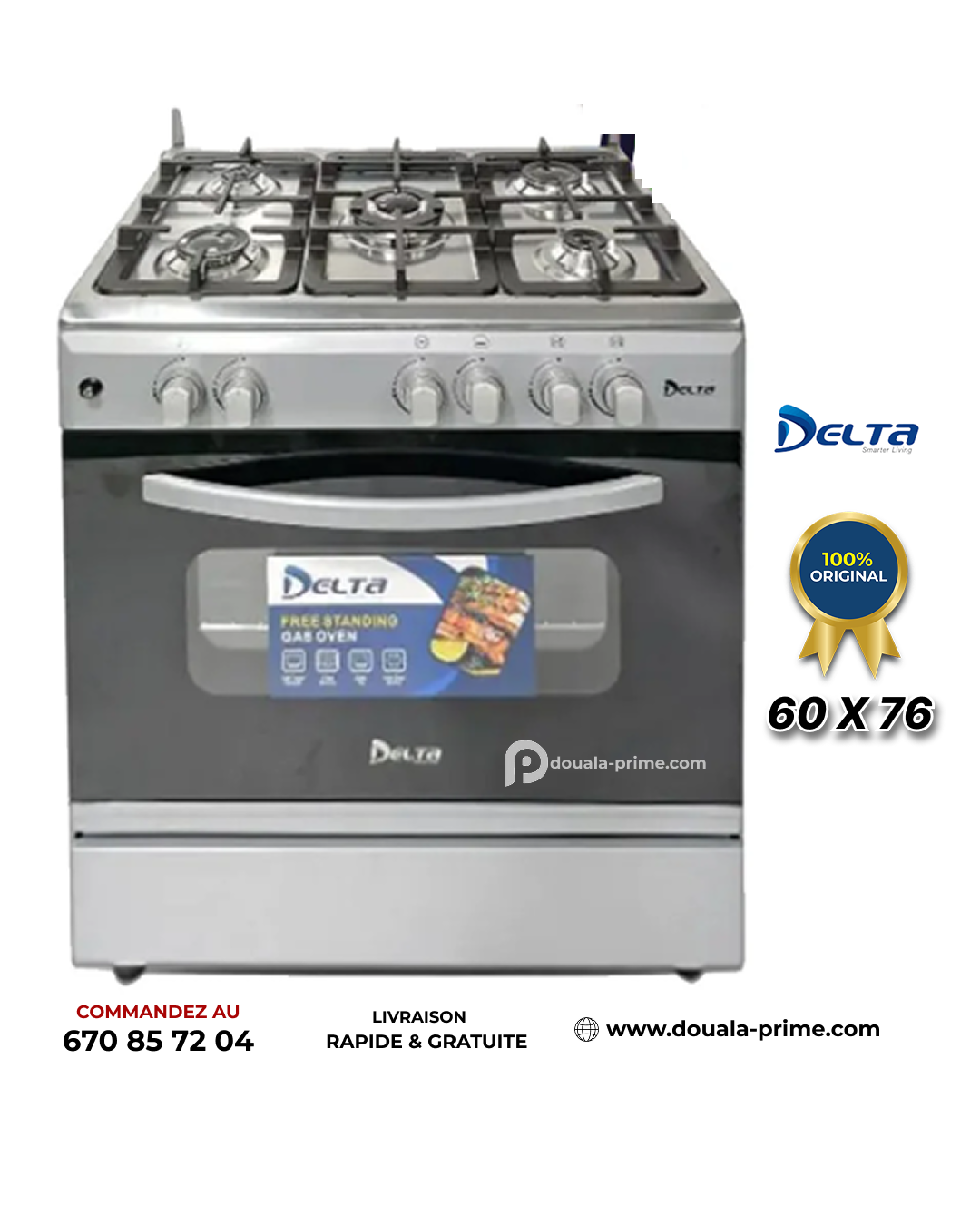 CUISINIERE AUTOMATIQUE DELTA  60X76