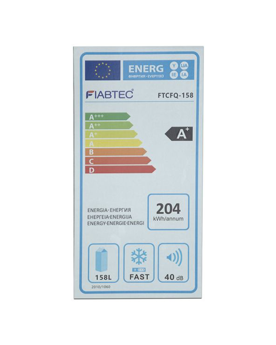 CONGELATEUR COFFRE FIABTEC FTCFQ-158 158L