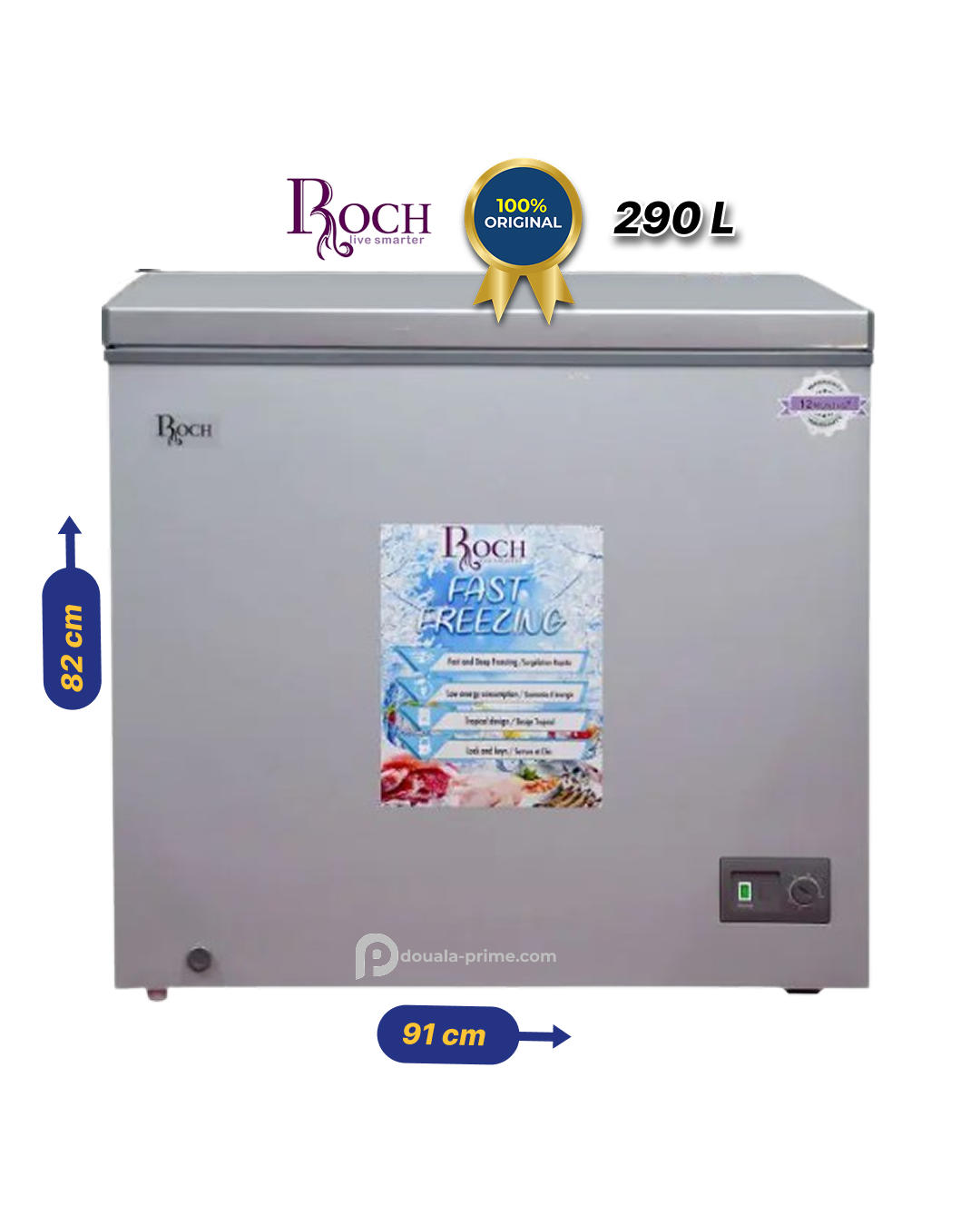 CONGELATEUR COFFRE ROCH RCF-230B-B 200L