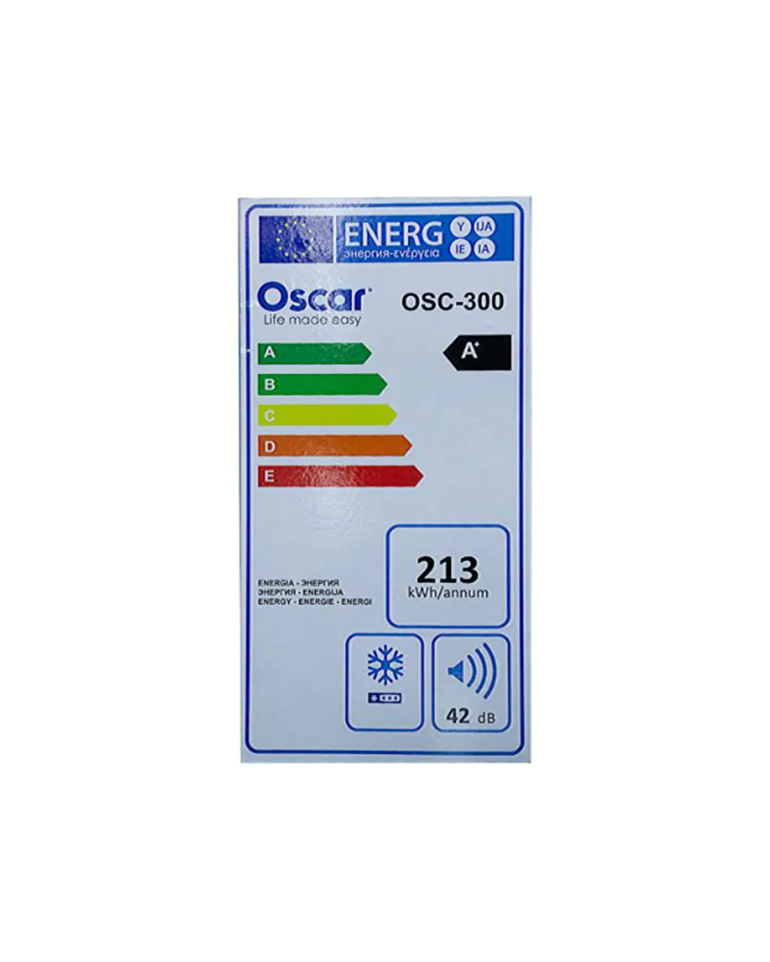 CONGELATEUR COFFRE OSCAR OSC-300 190L