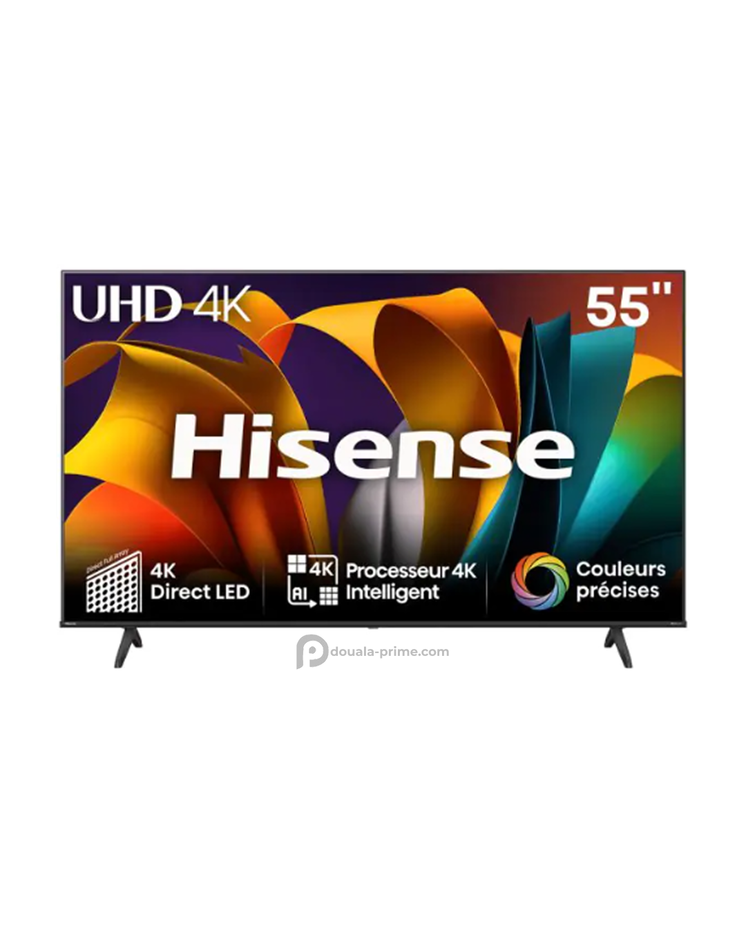 SMART TV HISENSE - 55 POUCES QLED - 55Q6Q- 4K ULTRA HD - NOIR 