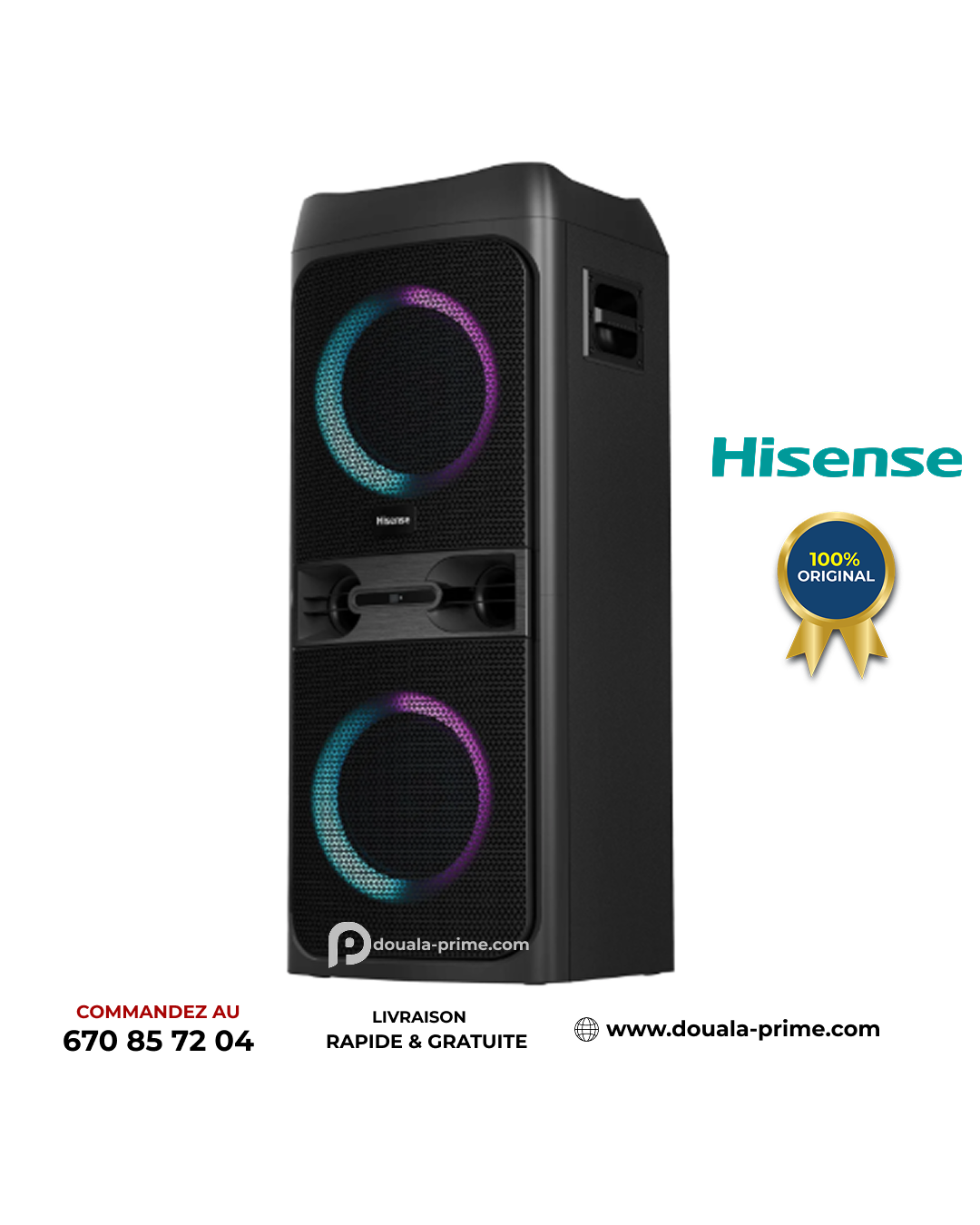 speaker Party Hisense HP300 | Enceinte DJ 400 W