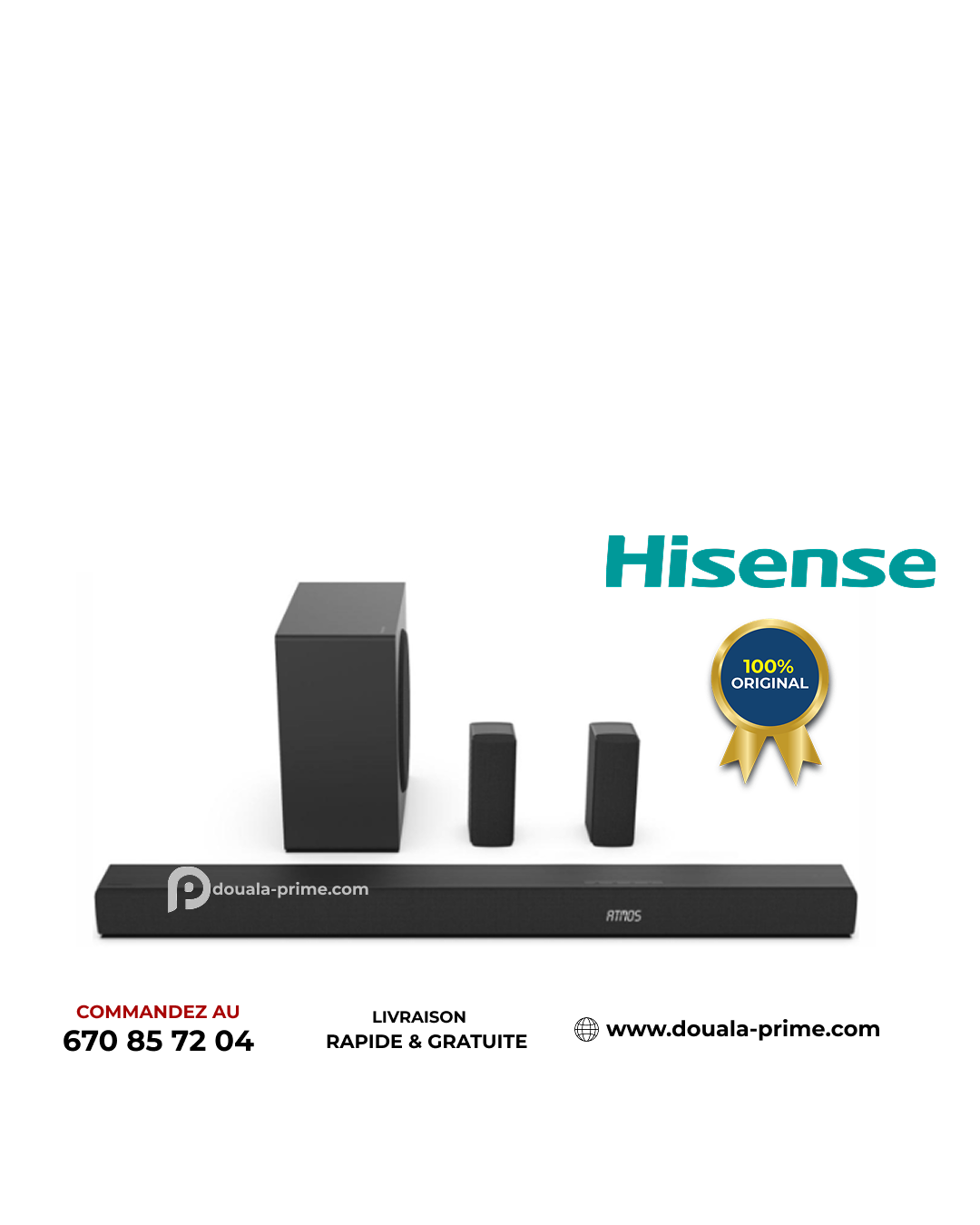 Barre de son 5.1 CH, 580 W  AX5100Q