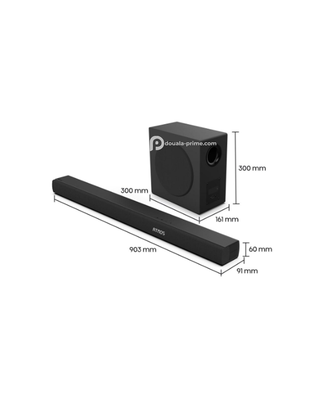 Barre de son 3.1 CH, 500 W