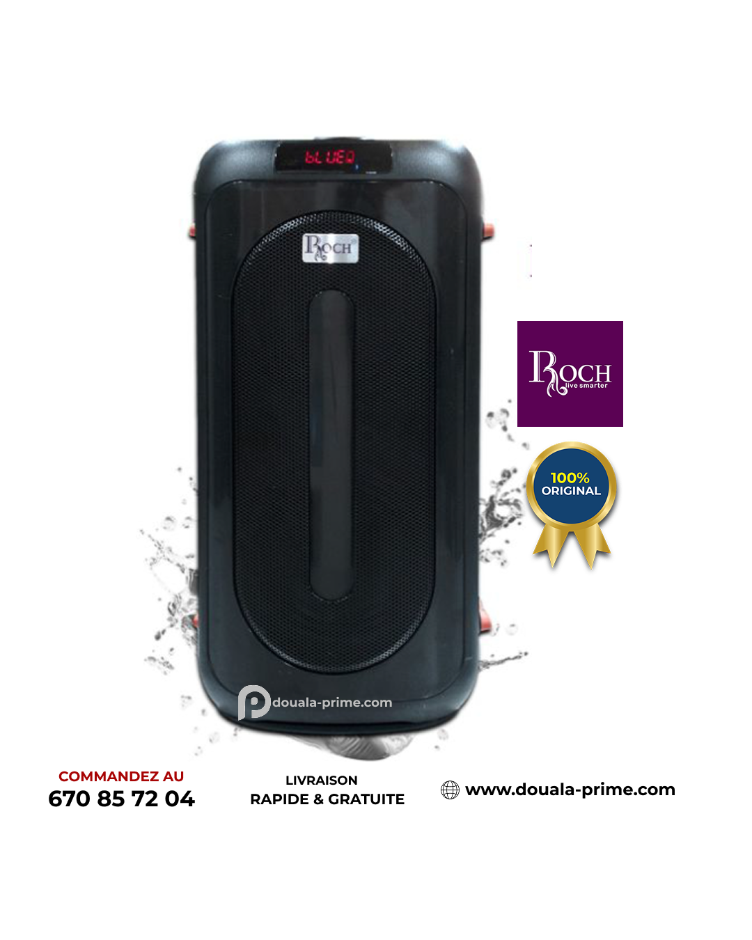 Speaker Rechargeable Roch avec Micro - RPS-06M2