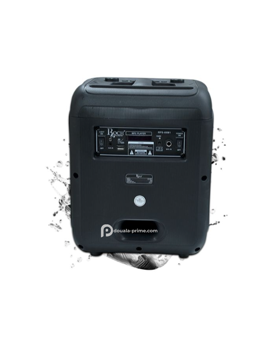 Enceinte rechargeable Roch avec micro - RPS-08M1 - 40 Watt - Bluetooth /USB/AUX /SD-carte