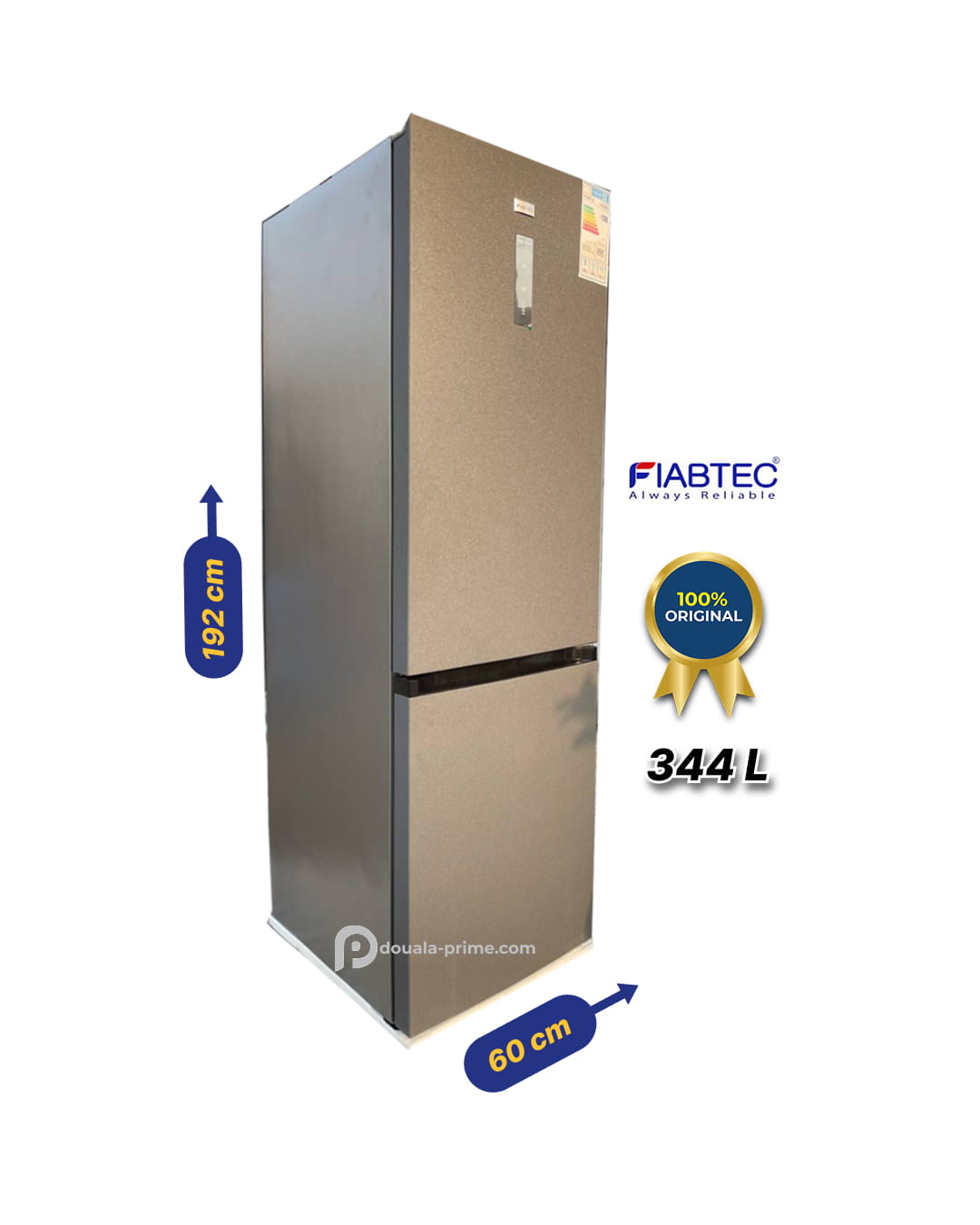 REFRIGERATEUR COMBINE FIABTEC  FTTMS-589DF 344L