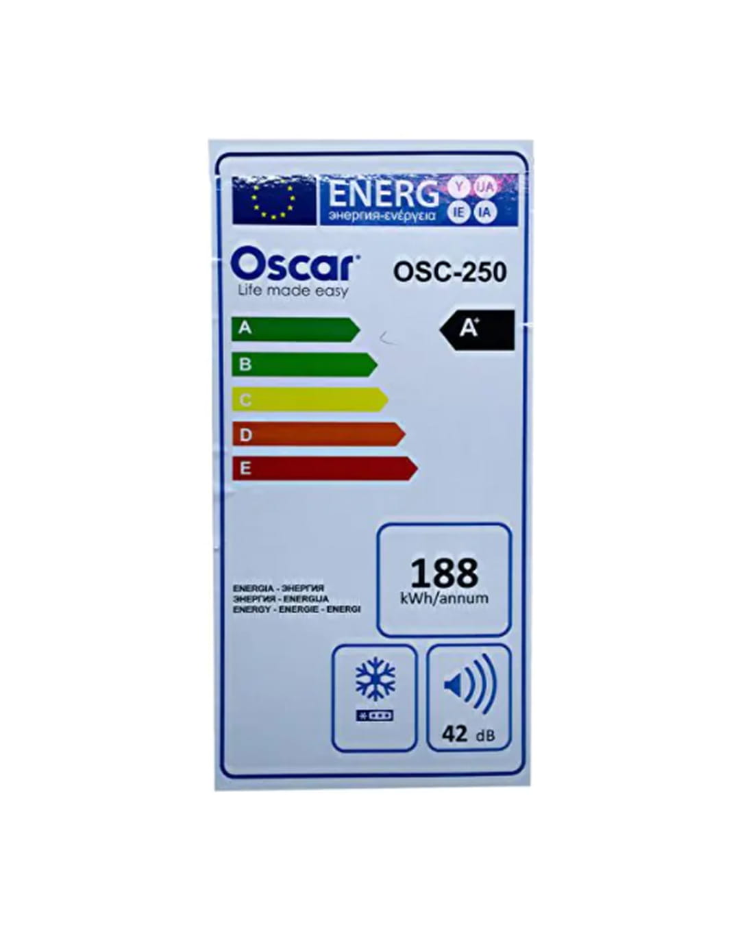 CONGELATEUR COFFRE OSCAR OSC-250 150L