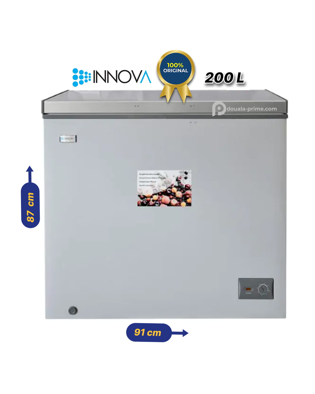 CONGELATEUR COFFRE INNOVA IN-387 200L