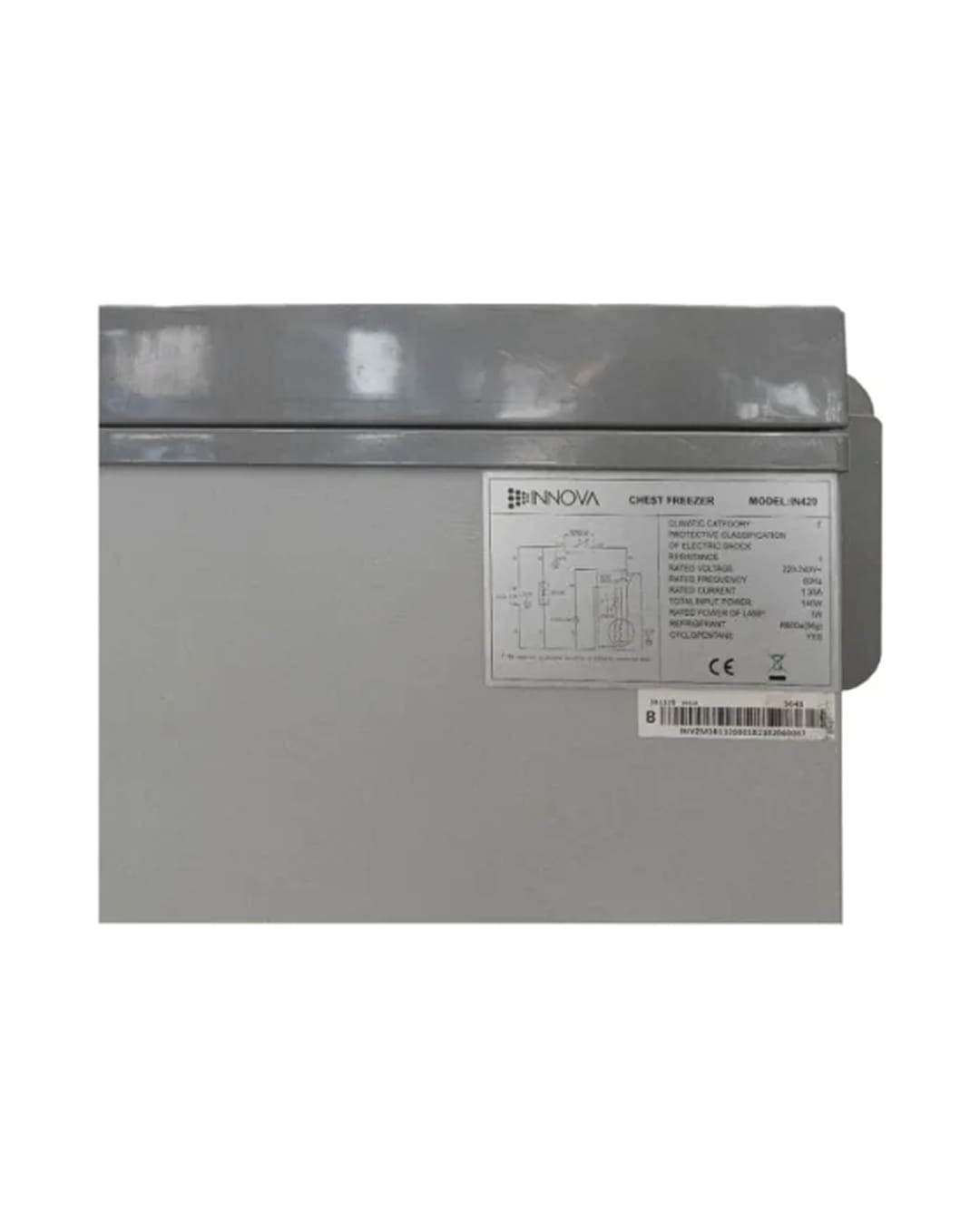 CONGELATEUR COFFRE INNOVA IN-429 250L
