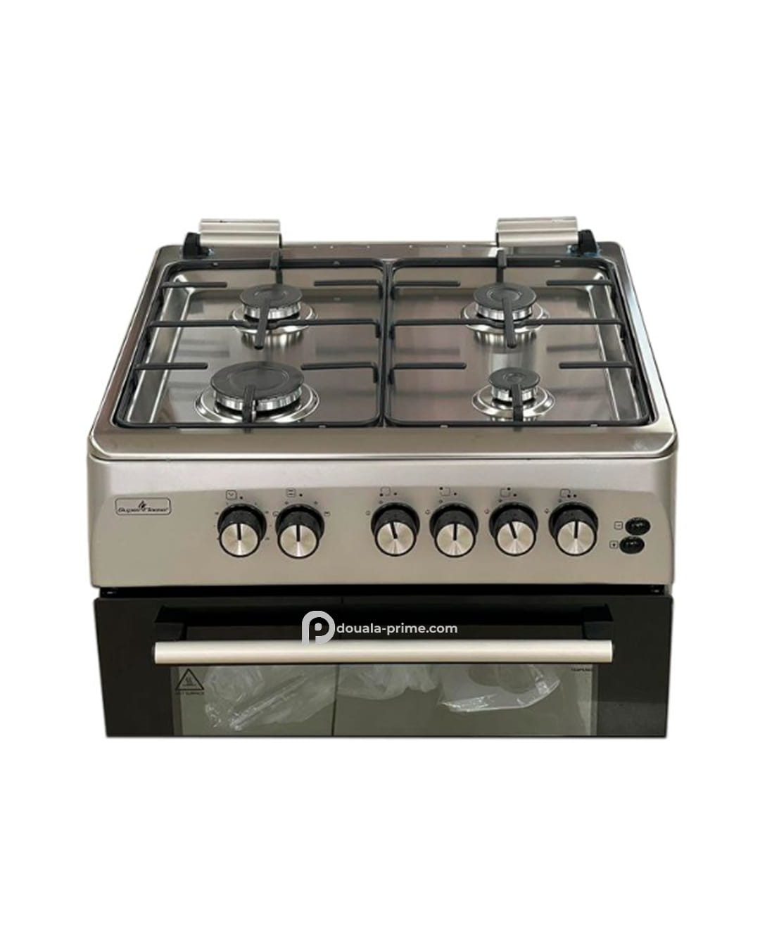 Cuisinière à Gaz - SUPER FLAME - STANDARD - SFK606040G - 4 Feux - 60 x 60 Automatique Tout option- INOX