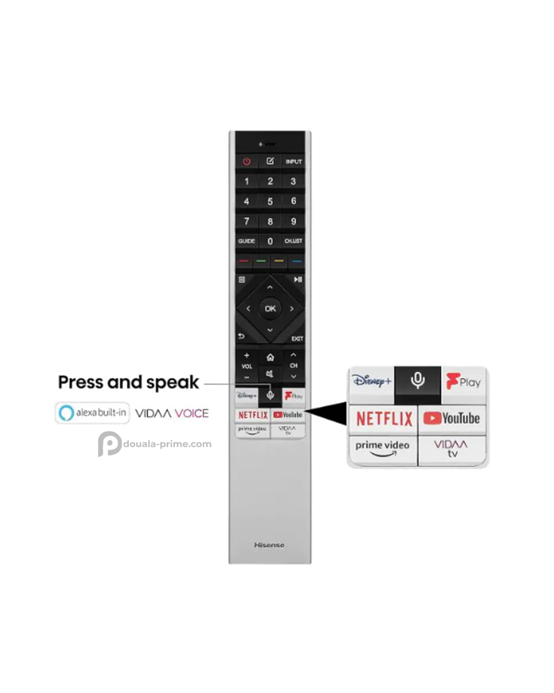 SMART TV HISENSE - 100 POUCES 100U7K-PRO MIN-LED VIDAA SMART OS