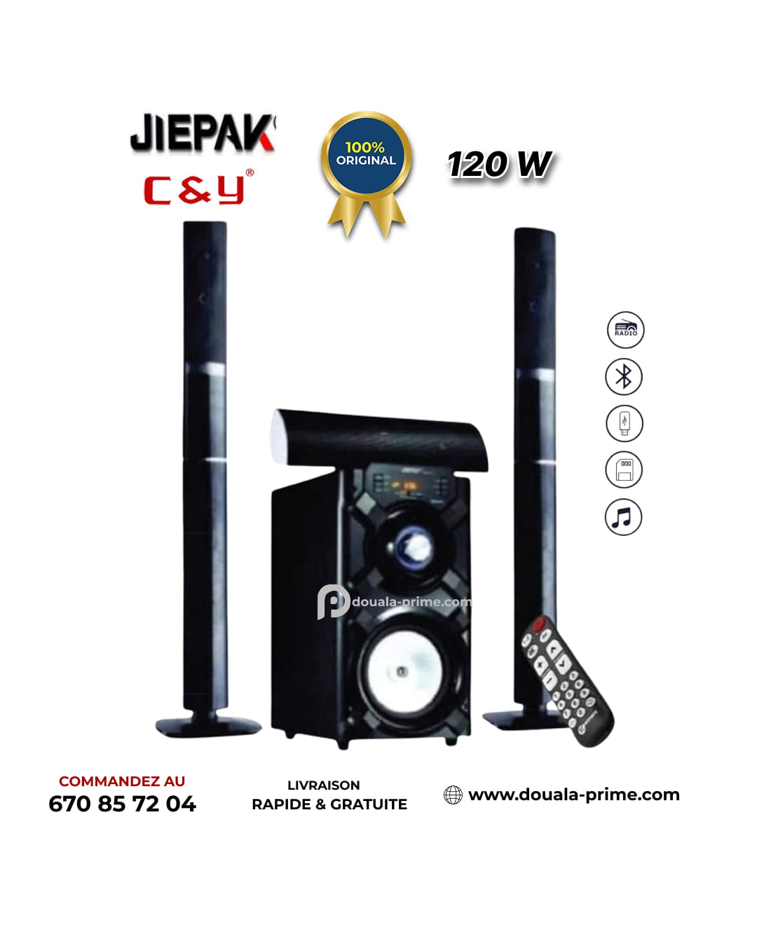 HOME CINEMA JIEPAK / C & Y 300W