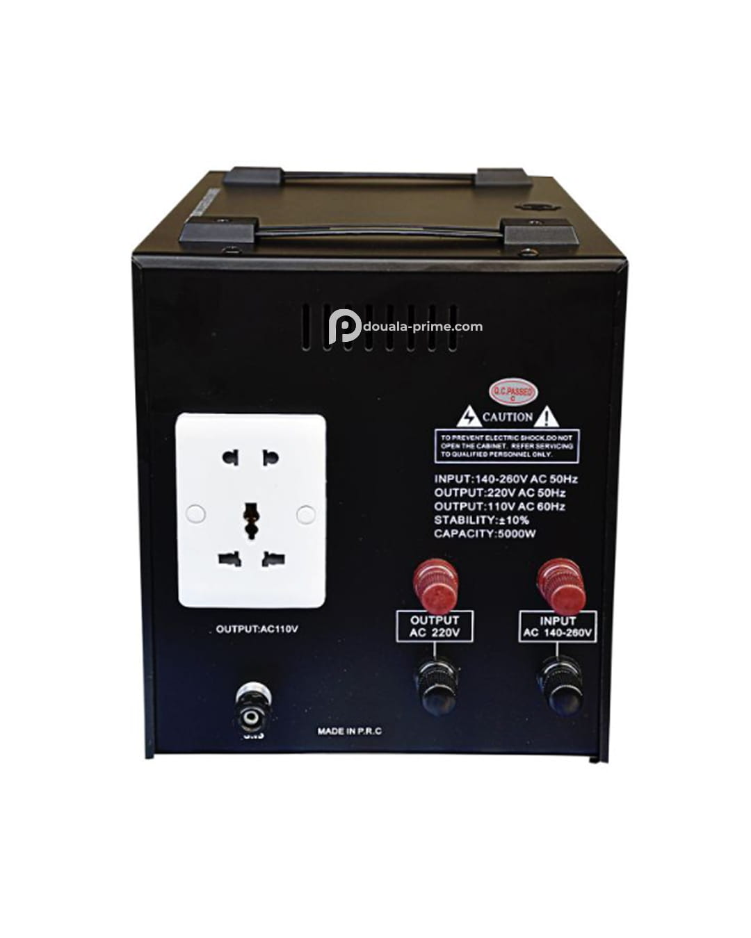 Régulateur de tension numérique - N.D.E 9 ND-DAVRC - 220/110V - 1000W - Noir