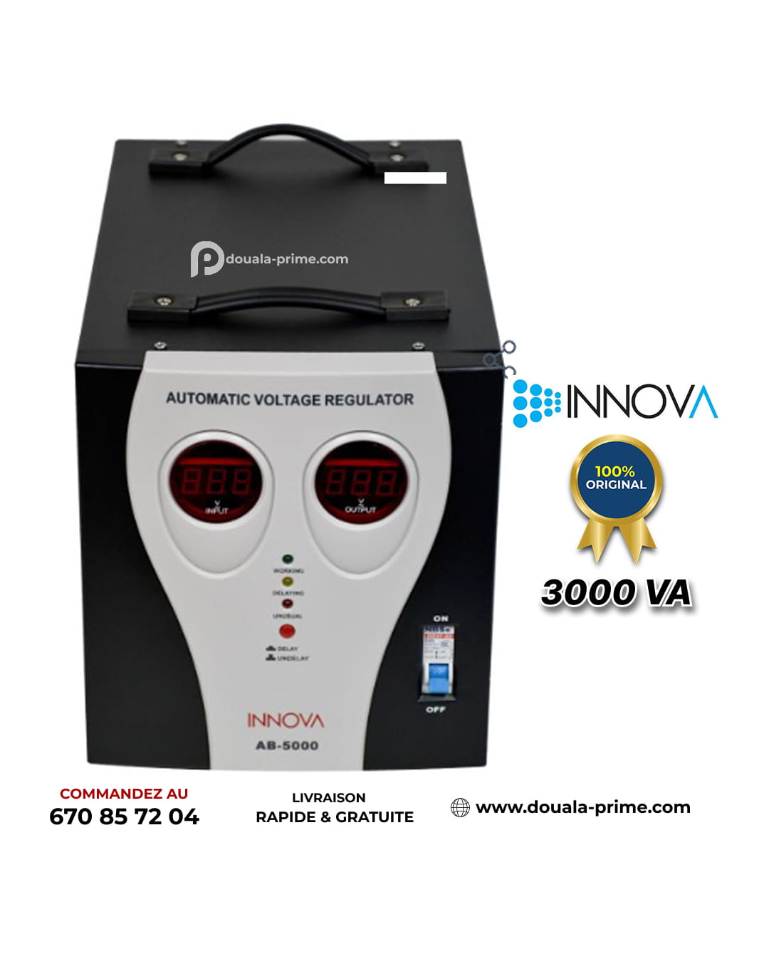 Régulateur De Tension AB-3000VA- Innova