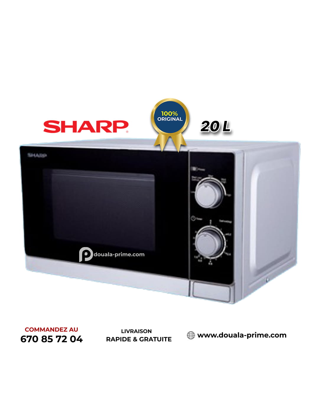 MICRO-ONDE SHARP - 20L - R-CT(S)