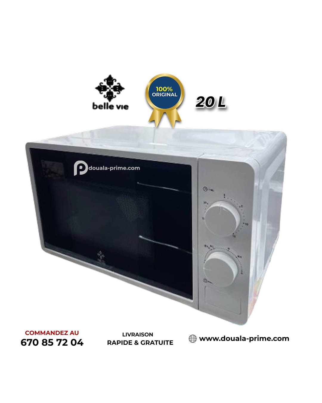 MICRO-ONDE BELLE-VIE - 20L - BV-MC-1889