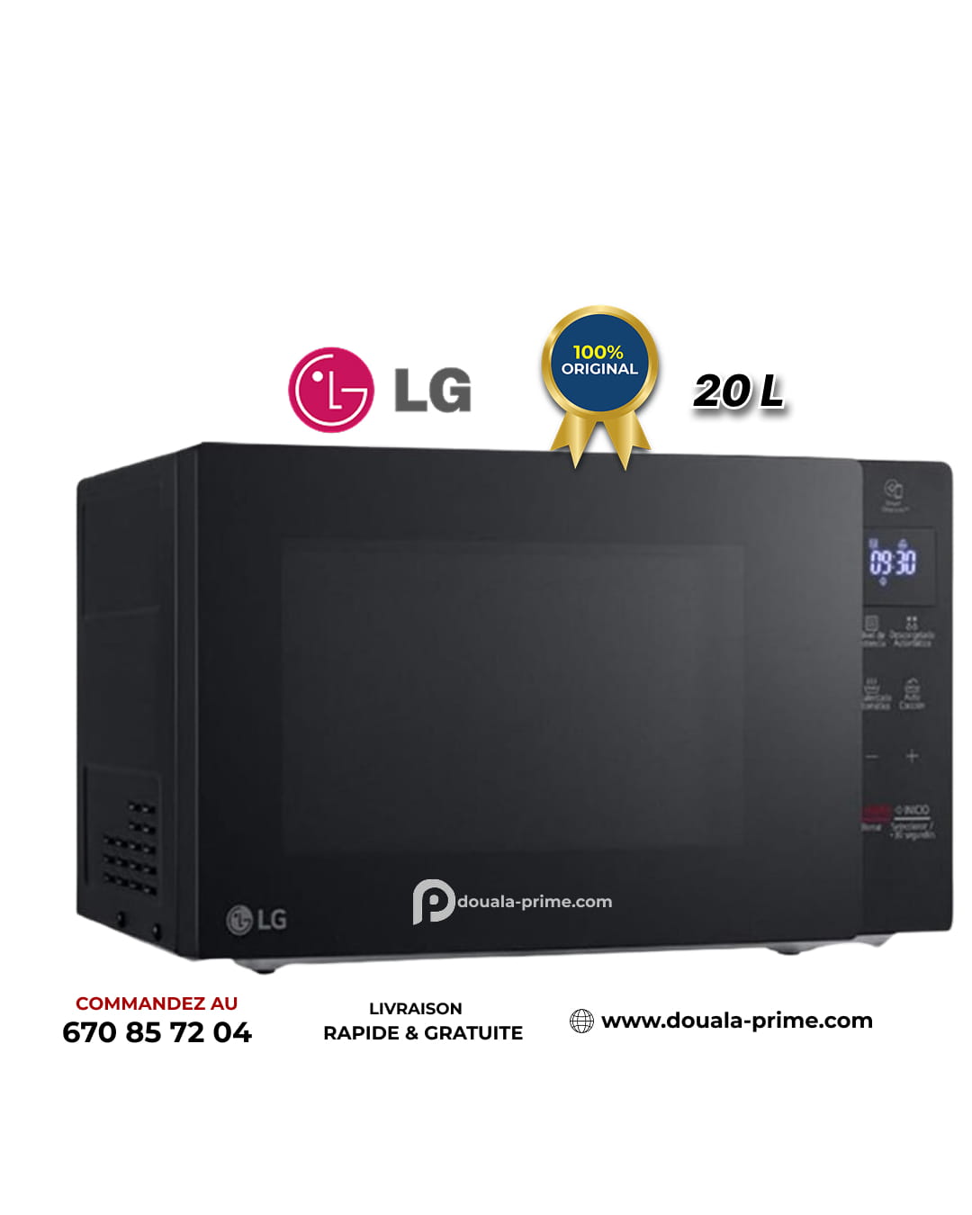 MICRO-ONDE LG - 20L - MS-2032GAS