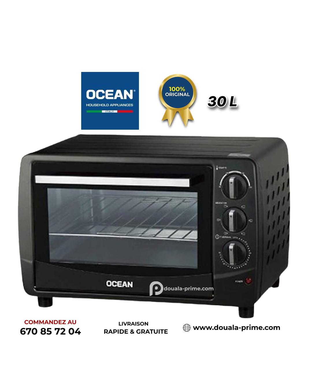 FOUR ELECTRIQUE OCEAN 30L  OCTO30LC