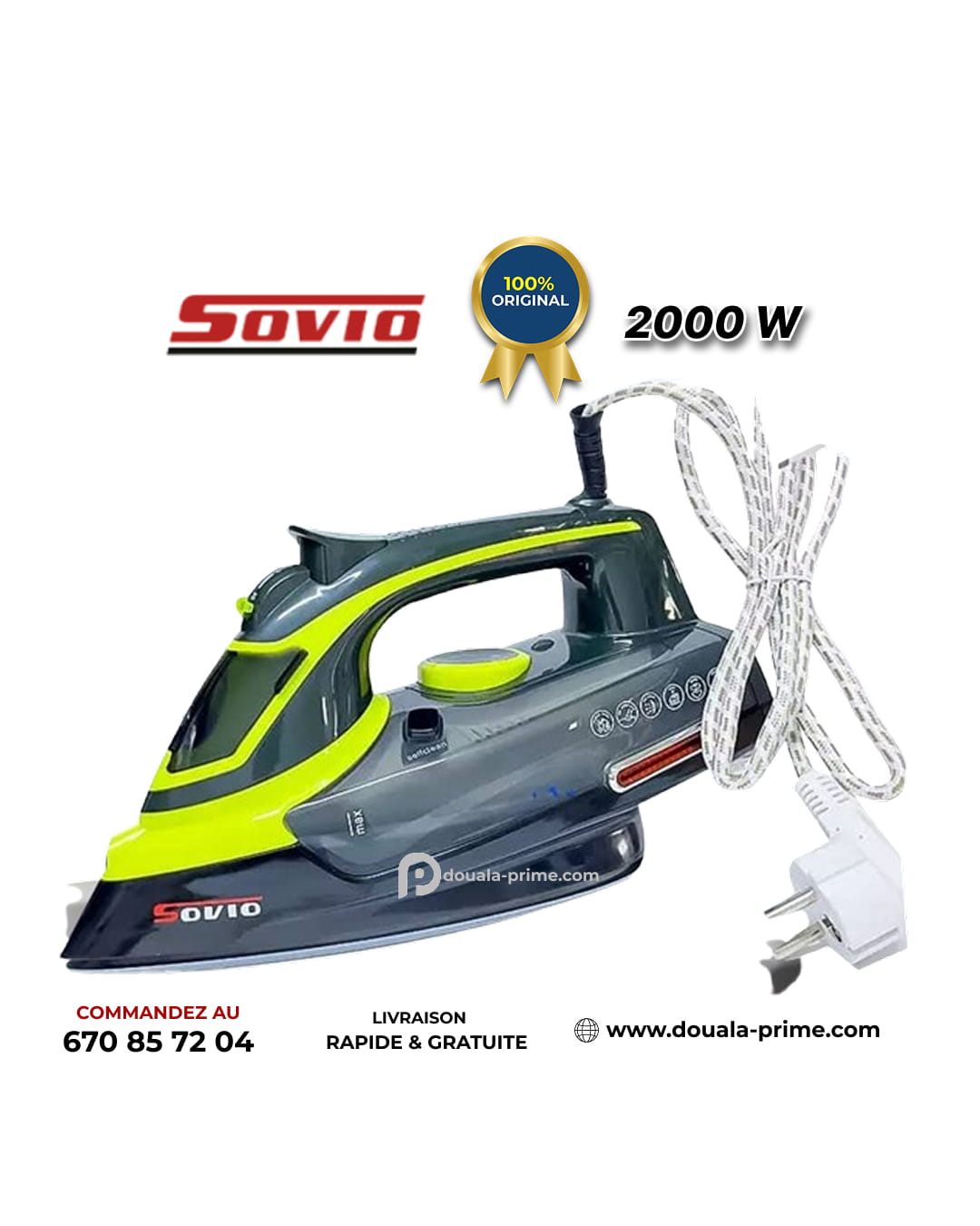 FER A VAPEUR SOVIO 2222 2000W